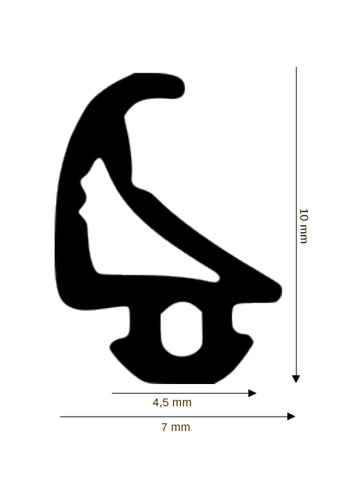 Dichtung für Kunststoff / Aluminium DH R-1302