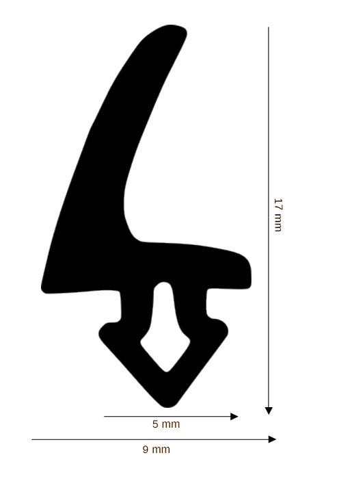 Dichtung für Kunststoff / Aluminium DH R-1387
