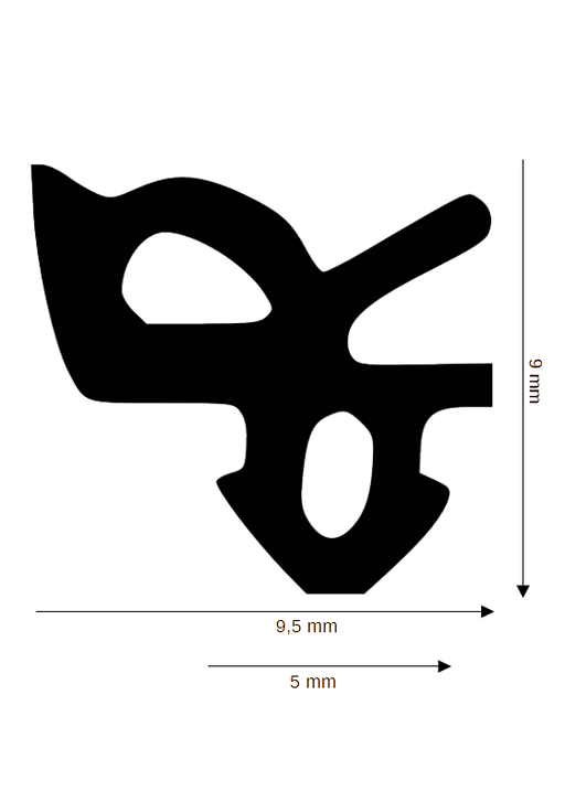 Dichtung für Kunststoff / Aluminium  DH R-1705