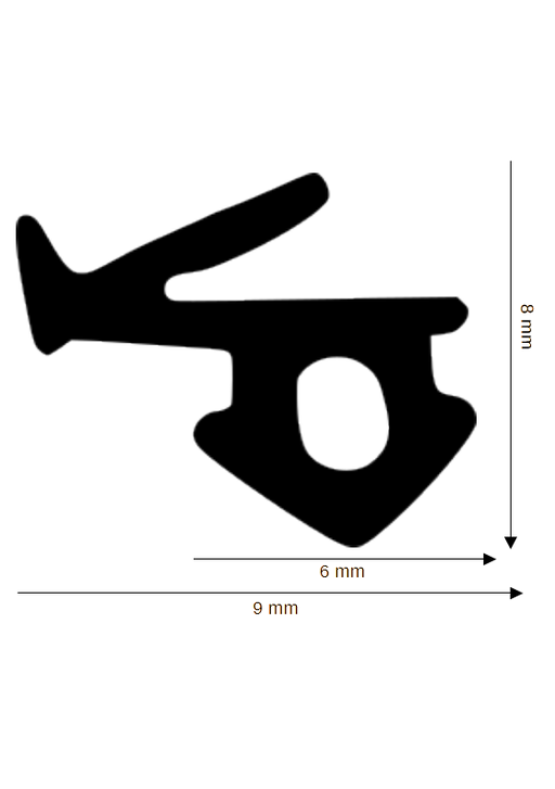 Dichtung für Kunststoff / Aluminium DH R-1710