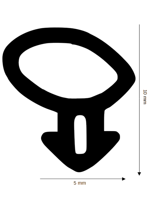 Seal for plastic / aluminum DH R-2541