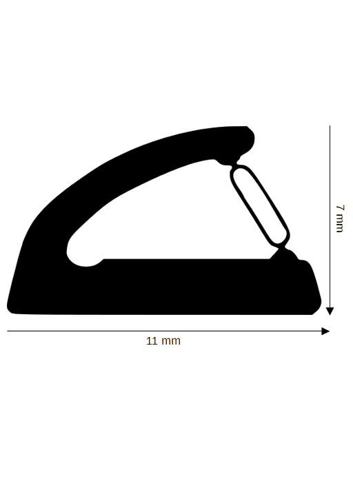 Seal for plastic / aluminum DH R-546
