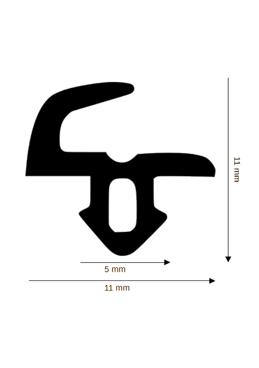 Dichtung für Kunststoff / Aluminium DH R-8707