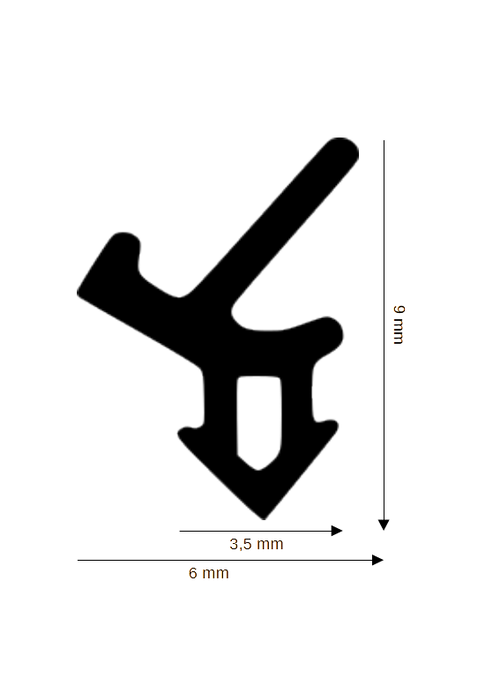 Dichtung für Kunststoff / Aluminium DH R-8749