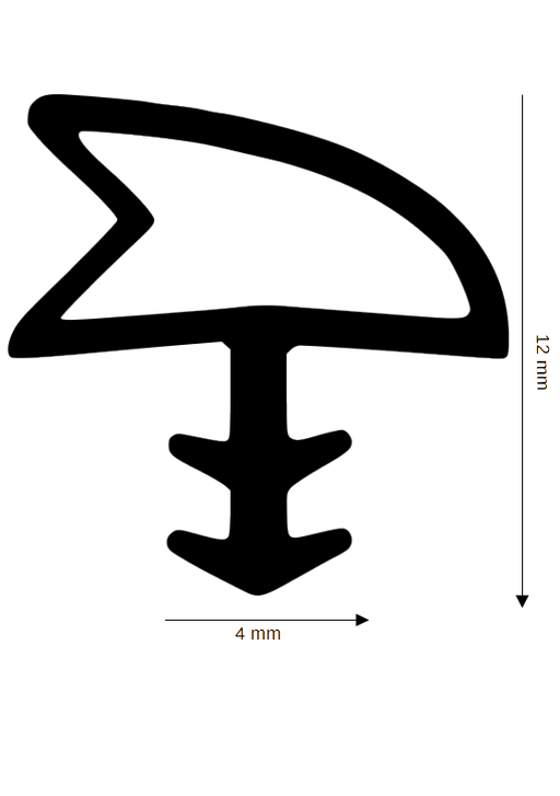 Dichtung für Holzelemente DH R-910