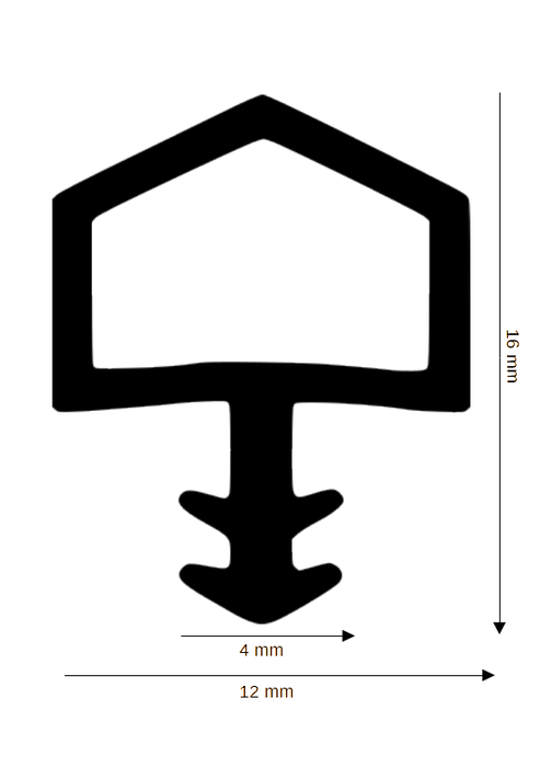 Dichtung für Holzelemente DH R-996
