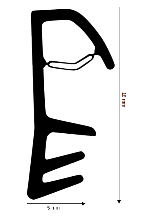 Dichtung für Holzelemente DH RF 1
