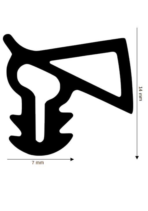Stahlzargendichtung DH Z-508