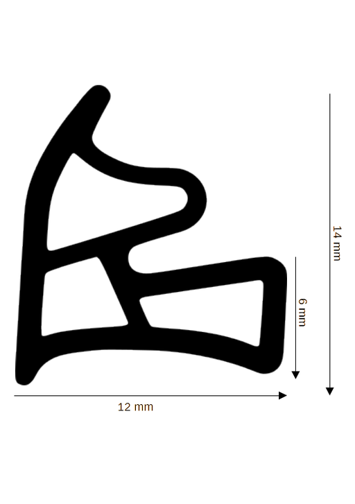 Stahlzargendichtung DH Z-529-B