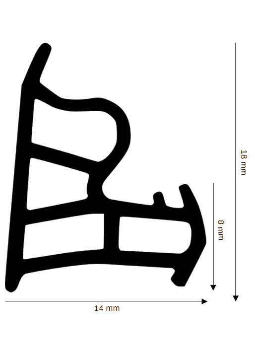 Stahlzargendichtung DH Z-557-A