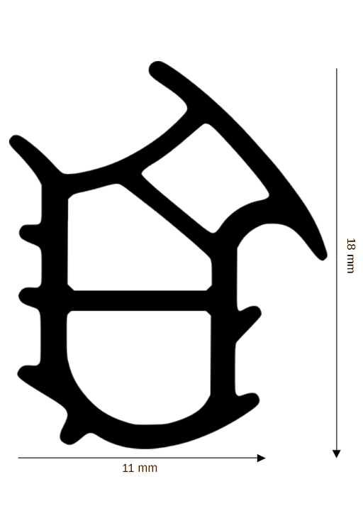 Stahlzargendichtung DH Z-980