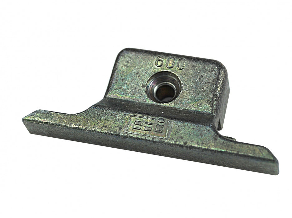 Siegenia Schließstück / Schließblech 600, 60x8/16x26mm, mit Lagerspuren
