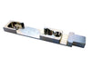 Kippschließstück / Kippschließblech passend für Siegenia 800-2 TL,115x18x8mm, silber, Dichtungsmax® Qualitätsnachbau in Industriequalität