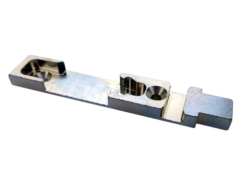 Tilt striker / tilt striker plate suitable for Siegenia 800-2 TL, 115x18x8mm, silver, Dichtungsmax® quality replica in industrial quality