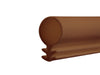 Silicone hose/milled seal for wooden windows, groove 3mm, ⌀4mm, various colours